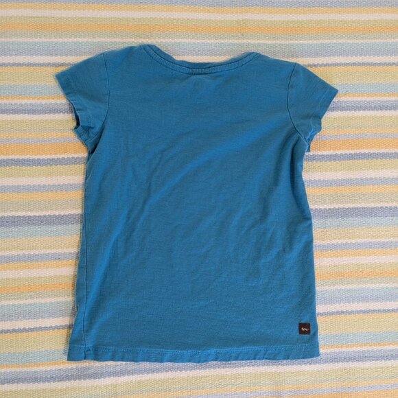 ⭐ Tea Collection Blue Graphic Tee Small 4/5 - Picture 4 of 4